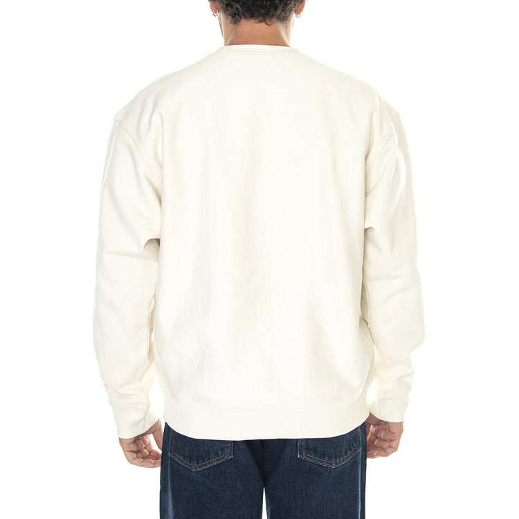 American Script Sweat Natural - Felpa Girocollo Uomo Bianca I025475.05XX  CARHARTT WIP 