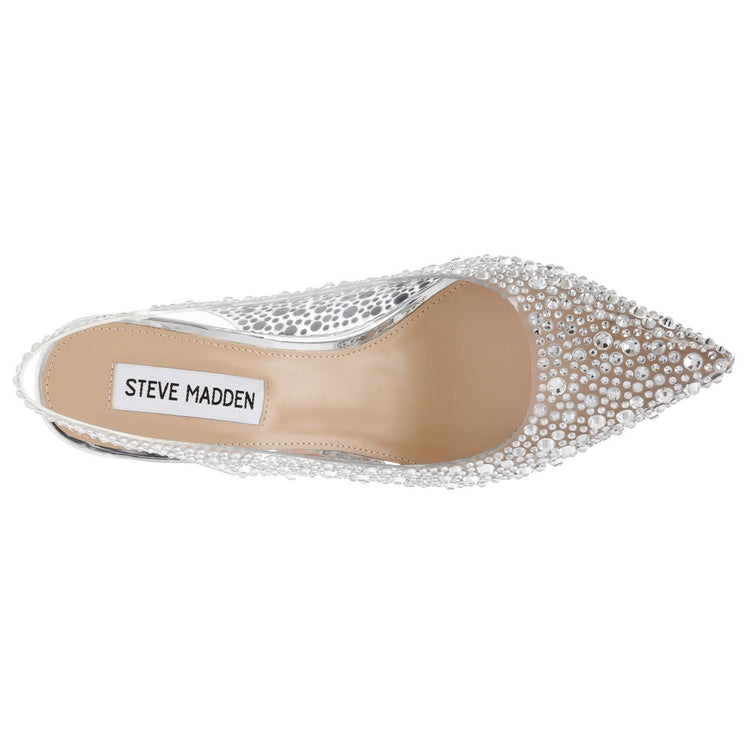 Jeweler Clear - Scarpe Décolleté Donna Bianco / Argento SMSJEWELER-CLE  STEVE MADDEN 