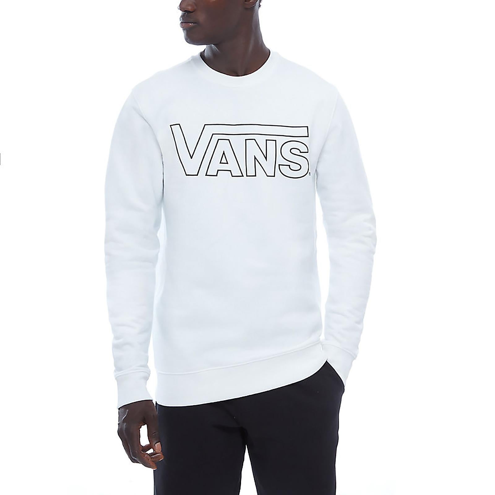 MN VANS CLASSIC CREW WHITE/BLACK V00YX0PN7  VANS 