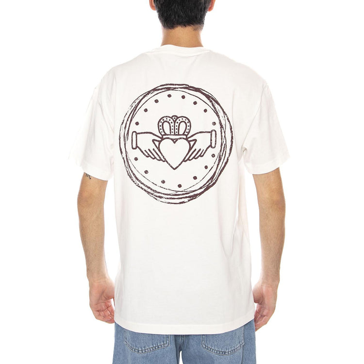 Relaxed Graphic Tee Ecru - Maglietta Girocollo Uomo Panna 112370511  LEE 