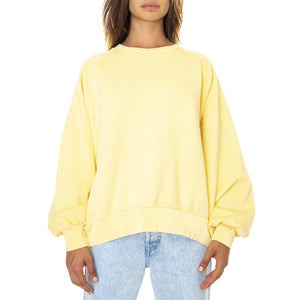 Snack - Felpa Girocollo Donna Gialla  XS A1898-0003  LEVIS 