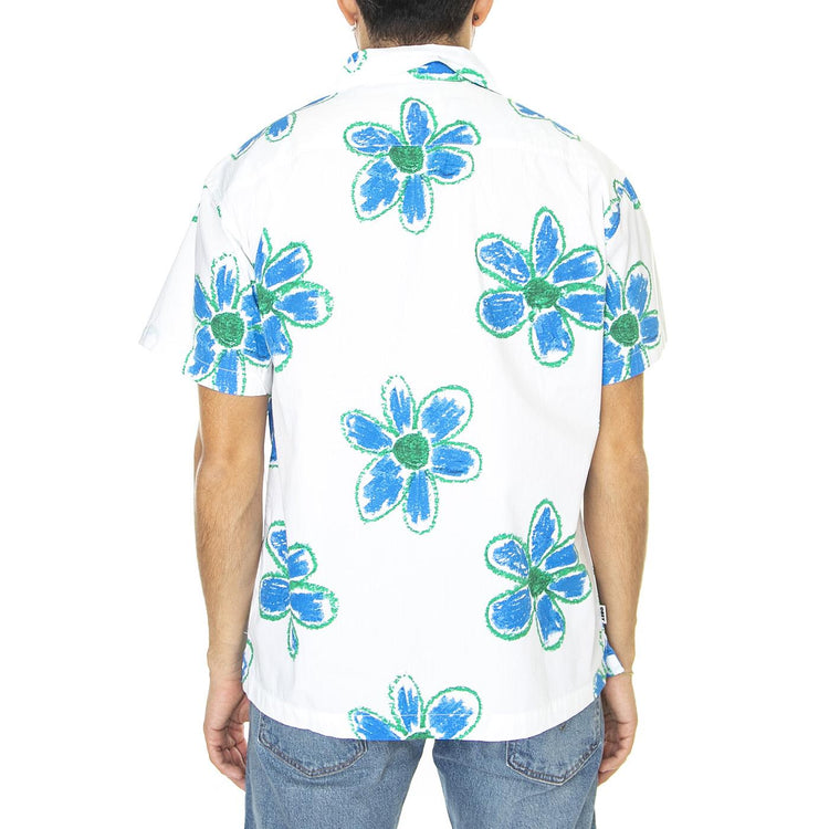 Wyatt Woven SS White Multi - Camicia Maniche Corte Uomo Bianca 181210371-WTM  OBEY 