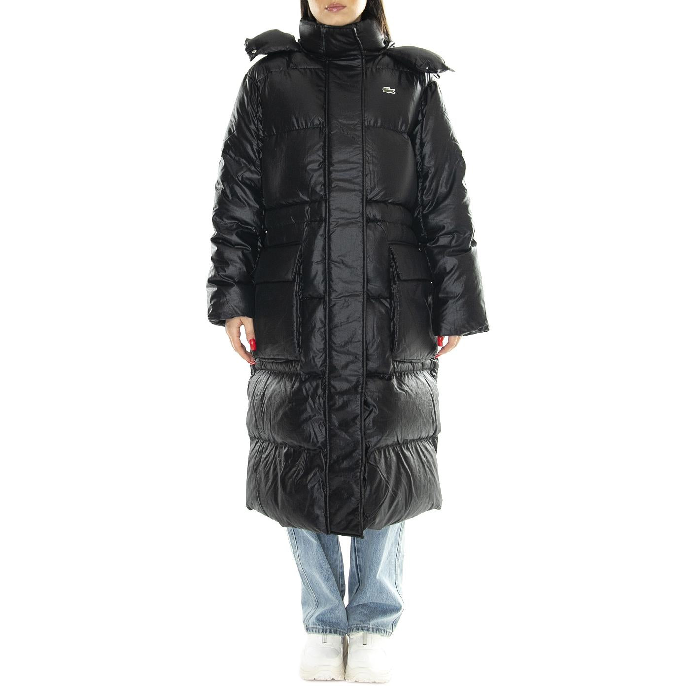 Giacca Blusone BF0741-031 Black - Giacca Donna Nera BF0741-031  LACOSTE 