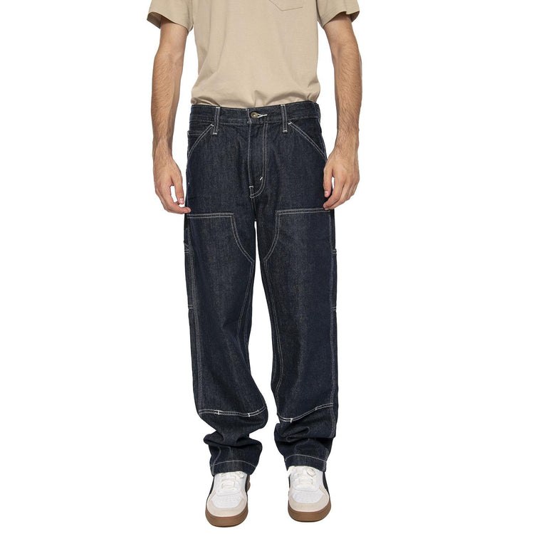 568 Loose Straight Double Knee Mornin Classical Dark Indigo - Pantaloni Denim Jeans Uomo Blu A7367-0013  LEVIS 