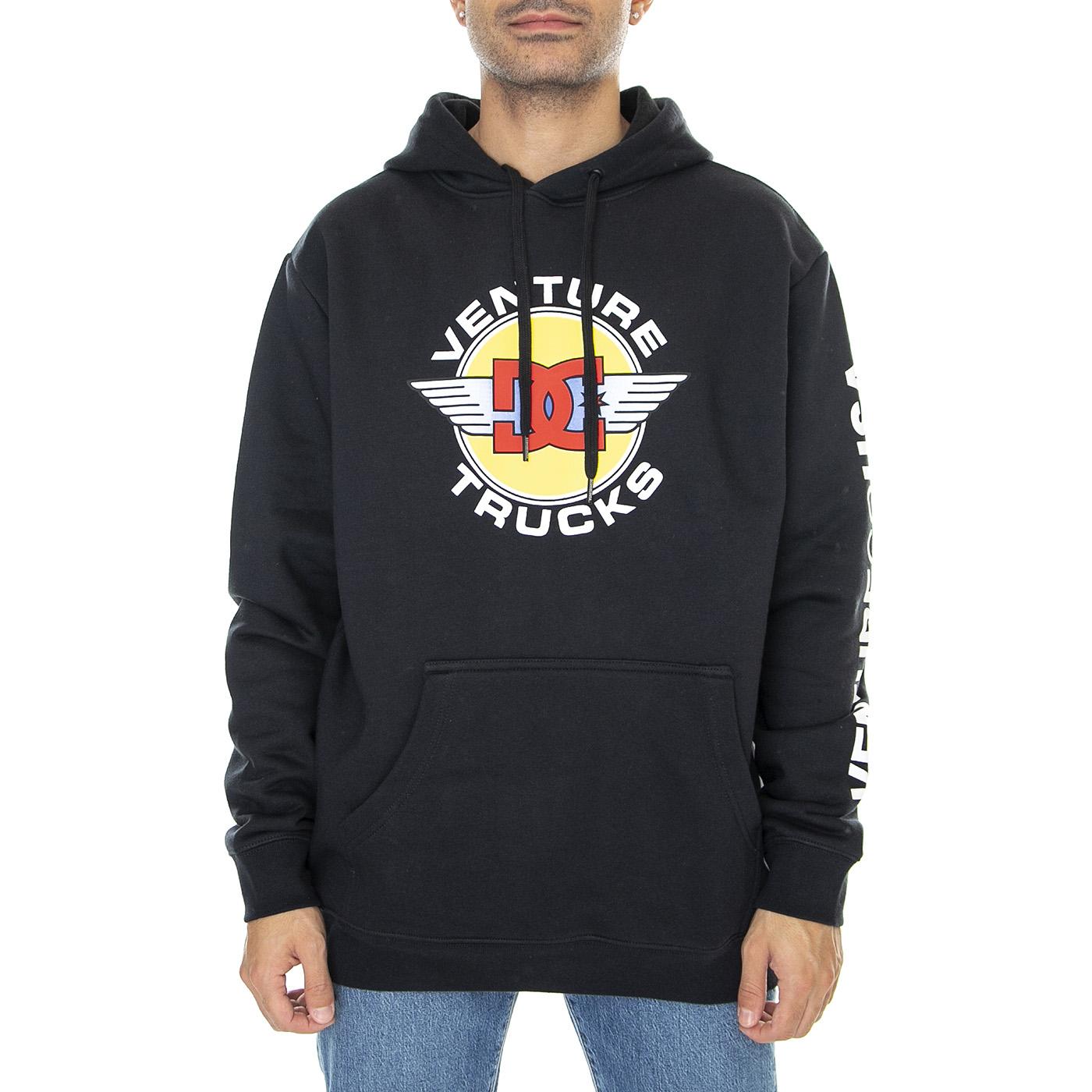 DC x Venturecousa PH KVJ0 - Felpa con Cappuccio Uomo Nera ADYFT03345-KVJ0  DC 