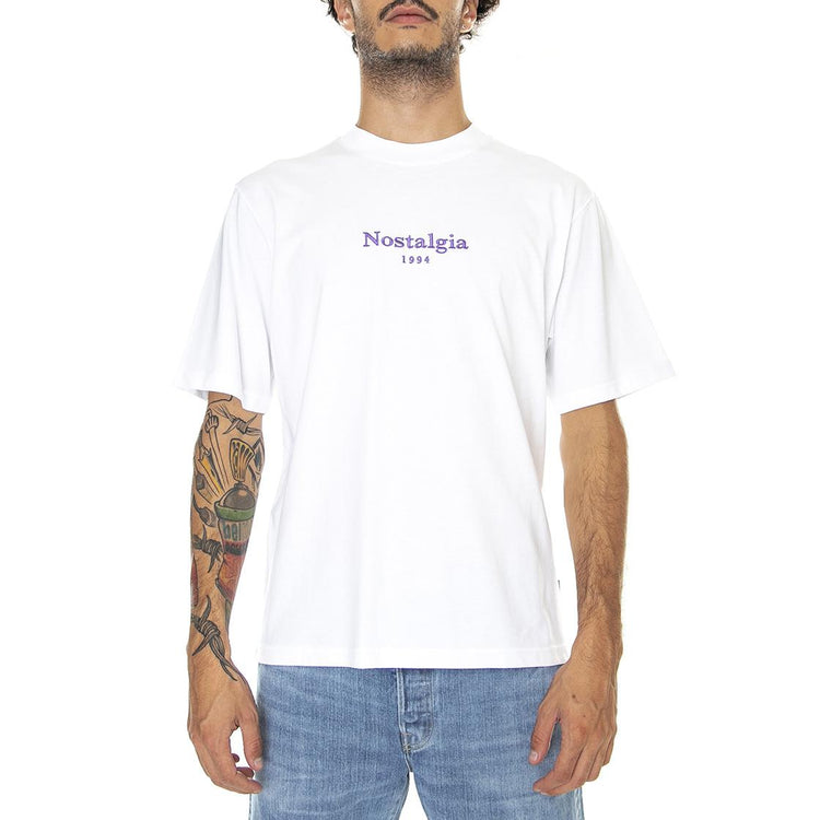 1994 White - Maglietta Girocollo Uomo Bianca S22T1994WHT  USUAL 