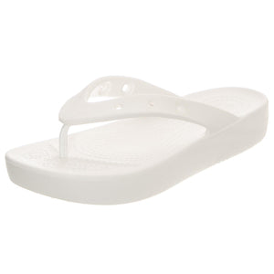 W' Classic Platform Flip White - Sandali Donna Bianchi CR.207714-WHI  CROCS 