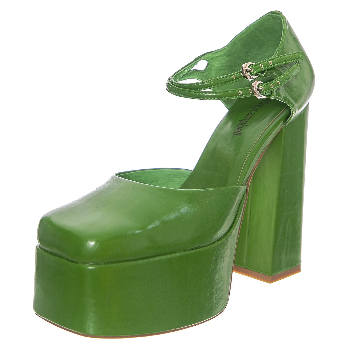 W' Leila Green Patent Pumps - Scarpe Décolleté Donna Verdi JCSR726PG-19-002-GRE  JEFFREY CAMPBELL 