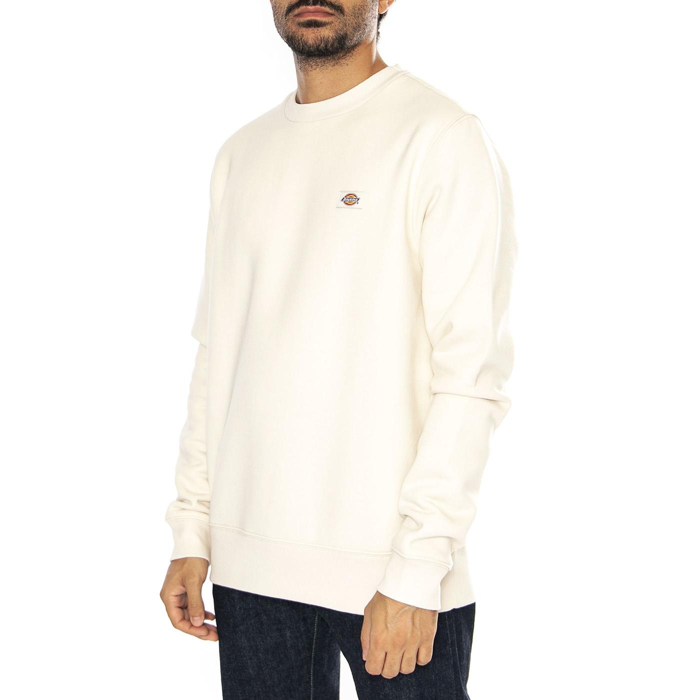 Oakport Sweatshirt Whire Cap Gray - Felpa Girocollo Uomo Bianca DK0A4XCEF901  DICKIES 