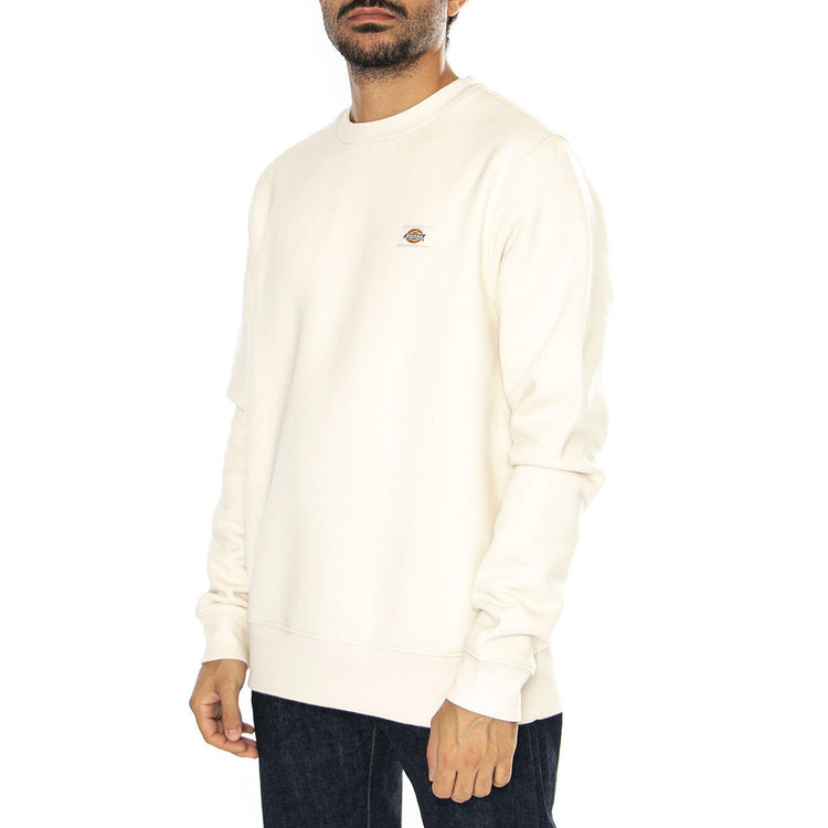 Oakport Sweatshirt Whire Cap Gray - Felpa Girocollo Uomo Bianca DK0A4XCEF901  DICKIES 