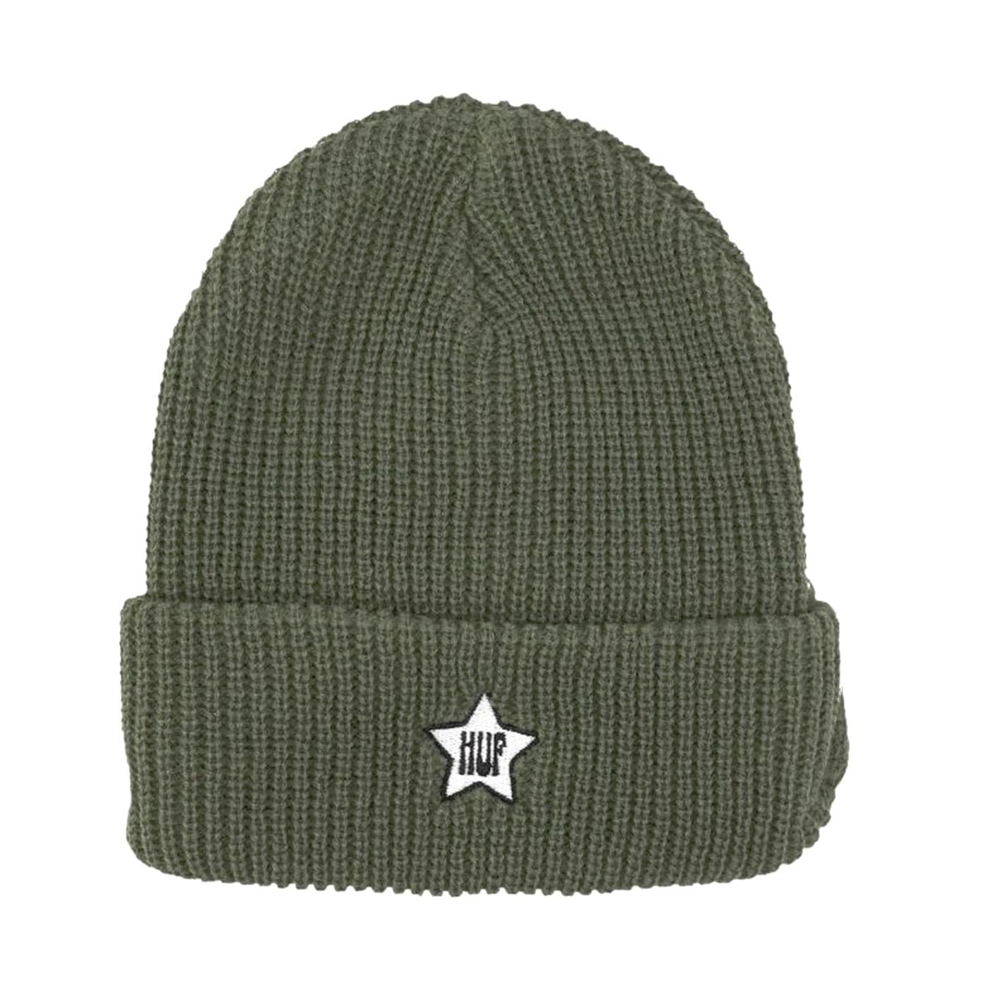 One Star Visor Beanie Avocado - Cappellino a Cuffia Verde BN00141-AVCDO  HUF 