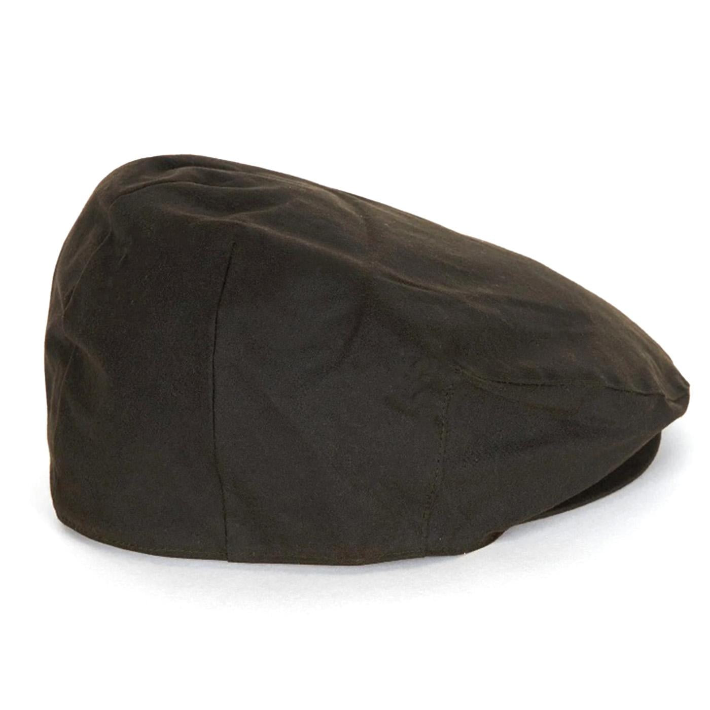 Wax Flat Cap Olive - Cappellino a Coppola Marrone MHA0003-OL71-FW23  BARBOUR 