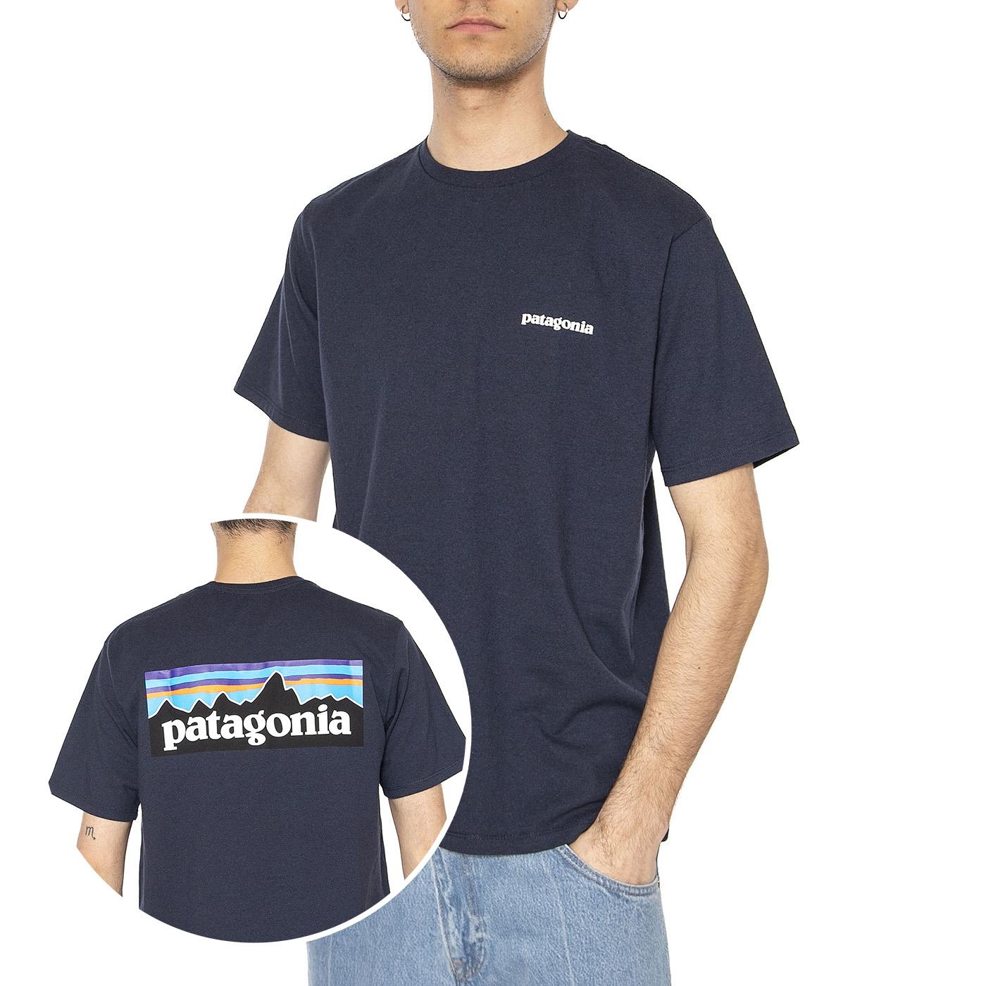 M's P-6 Logo Responsibili-Tee NENA - Maglietta Girocollo Uomo Blu 38504-NENA  PATAGONIA 