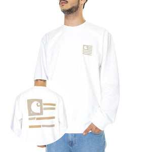 Medley State Sweat White S I030089-02XX  CARHARTT WIP 