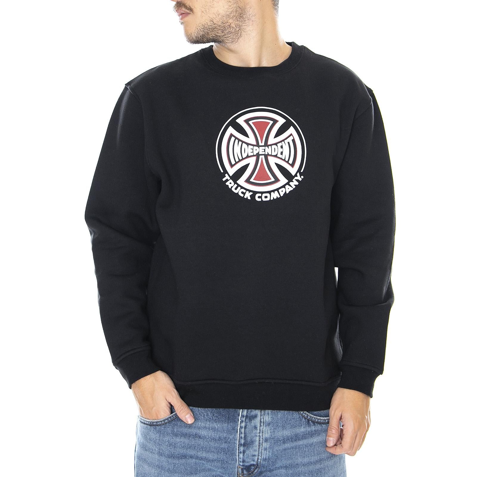 Mens Truck Company Black Crew-Neck Sweatshirt 80769_4  INDEPENDENT 