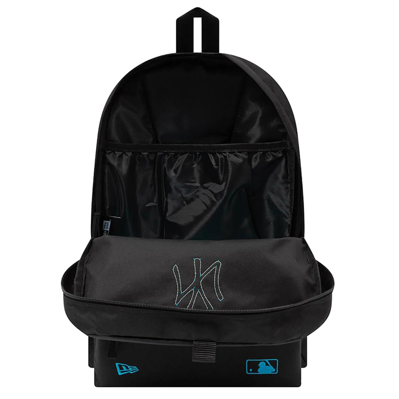 MLB Applique Stadium Bag New York Yankees Black / SW Blue - Zaino Nero 60503782  NEW ERA 