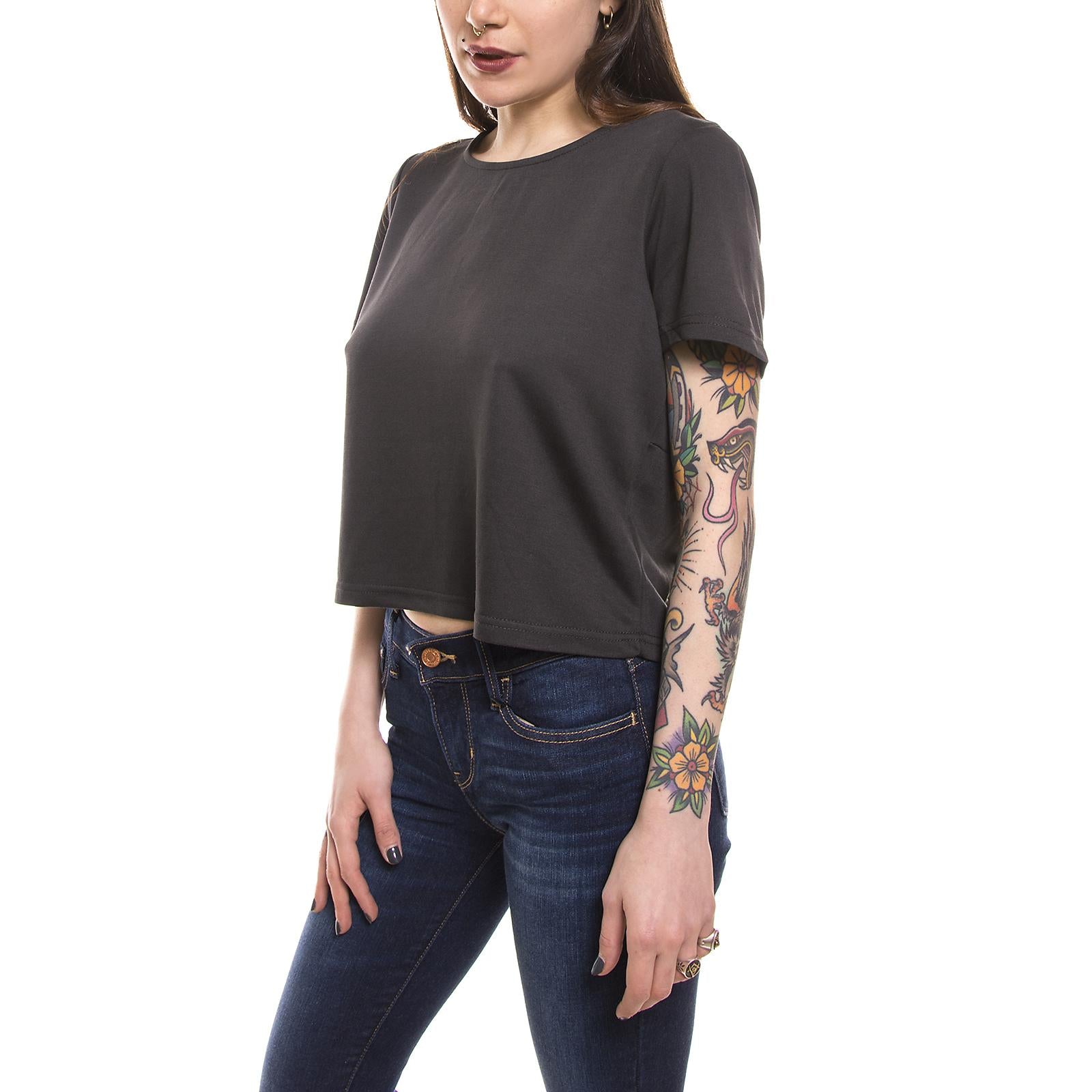 LOVISE 0352 S/S TEE ASPHALT 145040352-992  MINIMUM 