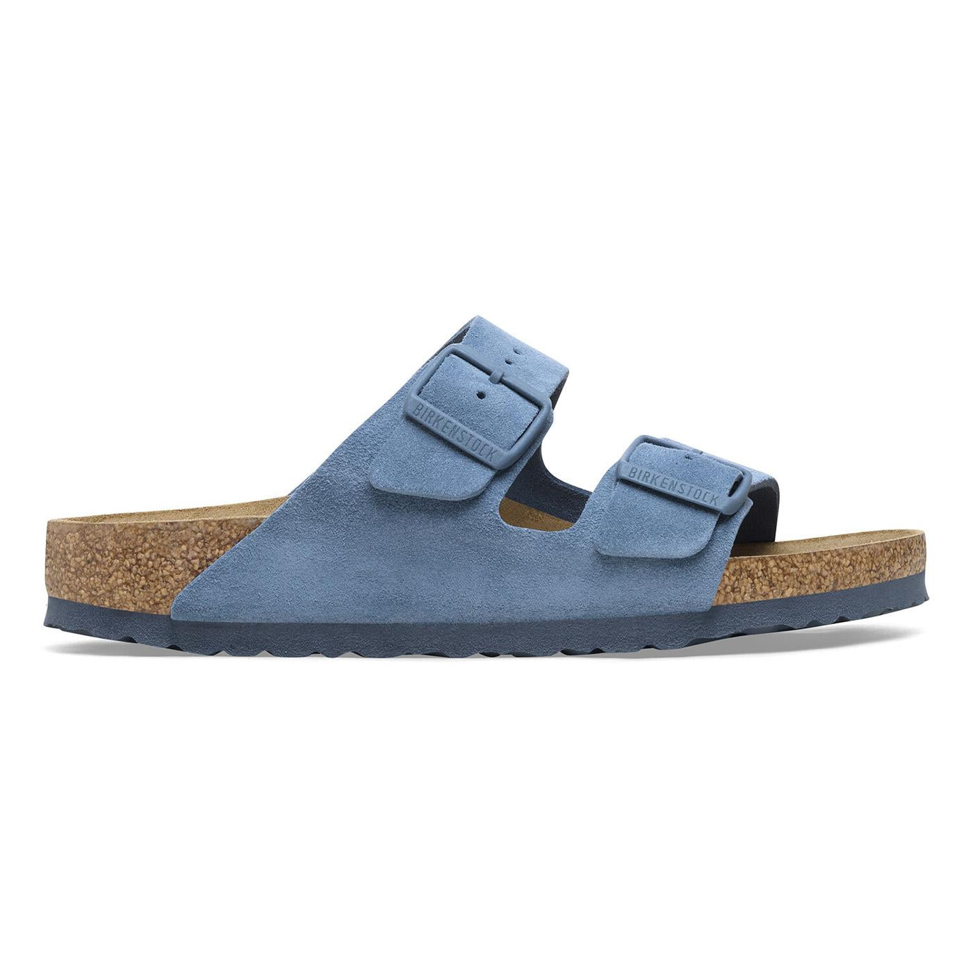 Arizona Elemental Blue / Suede Leather - Sandali Uomo / Donna Blu 1026820  BIRKENSTOCK 