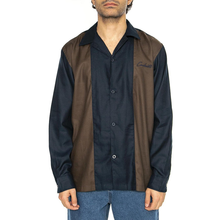 L/S Delaney Shirt Mizar / Liberica - Camicia Uomo Multicolore I034381.2PMXX  CARHARTT WIP 