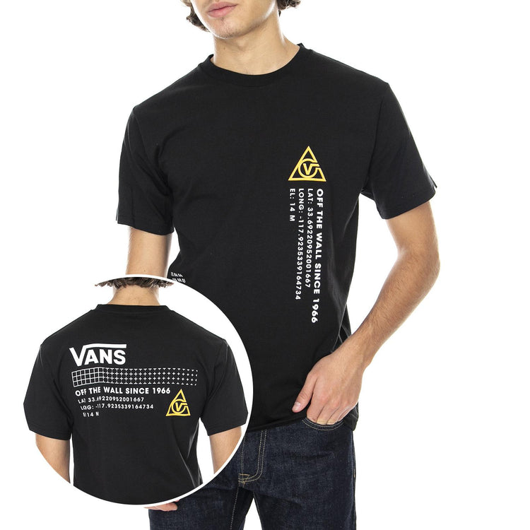 66 Supply - Maglietta Girocollo Uomo Nera VN0A4TUPBLK1  VANS 