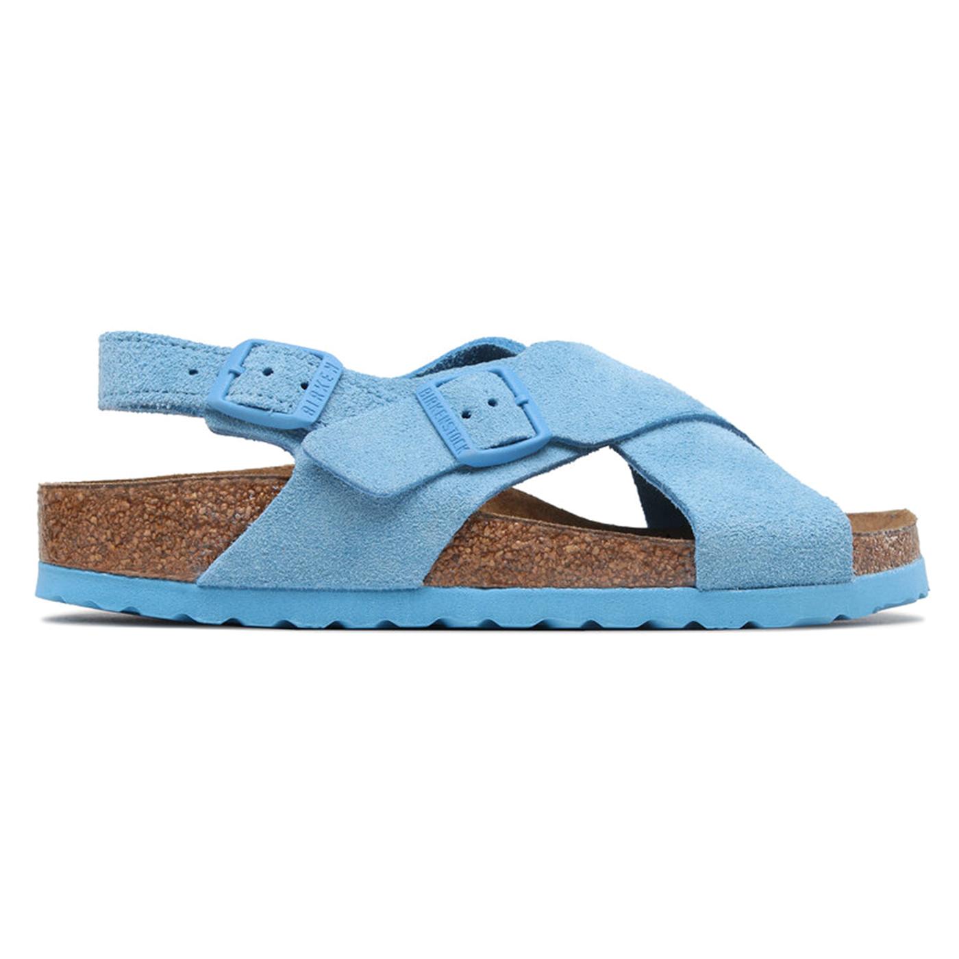 W' Tulum SFB Sky Blue Suede Leather - Sandali Donna Blu 1024098  BIRKENSTOCK 