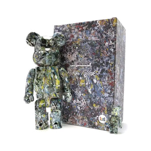 2018 MEDICOM Toy Jackson Pollock Studio Bearbrick Be@rbrick 400 100 49038  MEDICOM TOY 