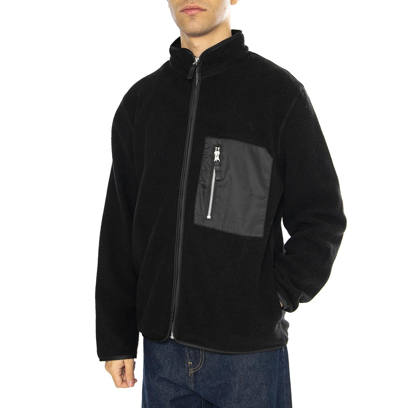 Calso 9796 Black - Felpa con Zip Uomo Nera 223799796-999  MINIMUM 