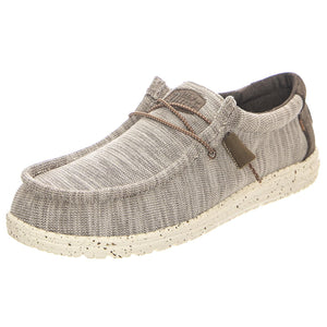M' Wally Stretch Mix 2AC - Scarpe Stringate Profilo Basso Uomo Grige HD.40025.2AC  HEY DUDE 