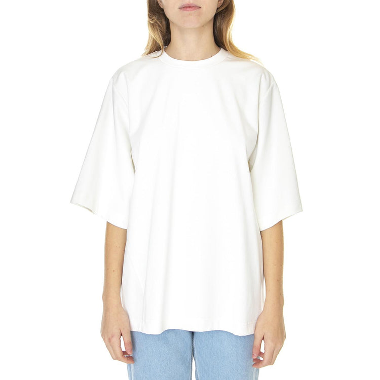 Unn Offwhite - Maglietta Girocollo Donna Bianca 330706-OFFWHITE  ELVINE 