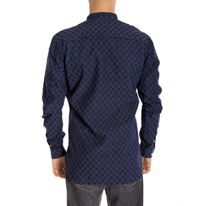 JUSTO 0087 L/S SHIRT DARK NAVY 140760087-689  MINIMUM 