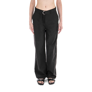 GRETCHEN WIDE LEG TROUSER BLACK 216061-BLACK  STUSSY 