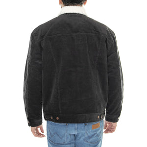 Antifit Sherpa Faded Black - Giacca Invernale Uomo Nera W441WLXV6  WRANGLER 