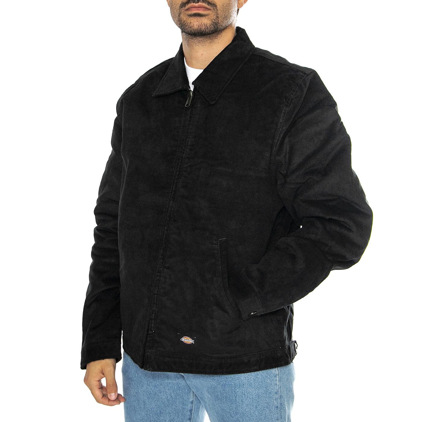 Corduroy Eisenhower Jacket Black - Giacca Uomo Nera DK0A863WBLK1  DICKIES 