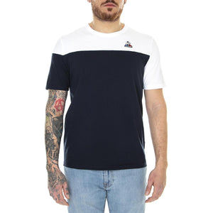 BAT Tee SS N°3 M Sky Captain / New Optical - Maglietta Girocollo Uomo Bianca / Nera 2310518-sky captain/new optical white  LE COQ SPORTIF 
