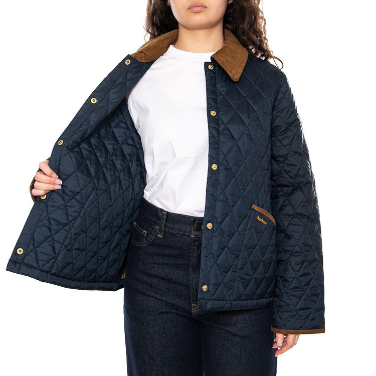 ICONS Liddesdale Quilt Jacket Navy / Classic - Giacca Donna Blu LQU1851 NY71 BARBOUR 