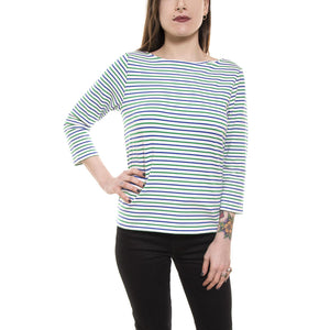 VENDELA L/S TEE PARIS GREEN 141720150-848  MINIMUM 