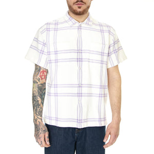 Bennie Woven SS Unbleached Multi - Camicia Maniche Corte Uomo Multicolore 181210365-UBL  OBEY 