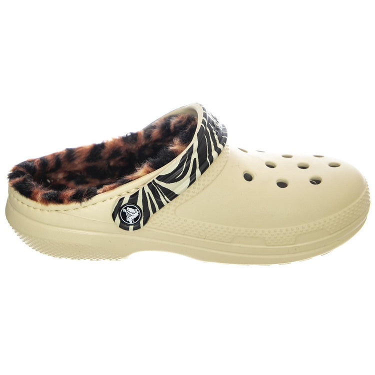 Classic Lined Animal Remix Clog W Bone / Multi Animal - Sandali Donna Beige / Multi CR.207842-BOMA  CROCS 