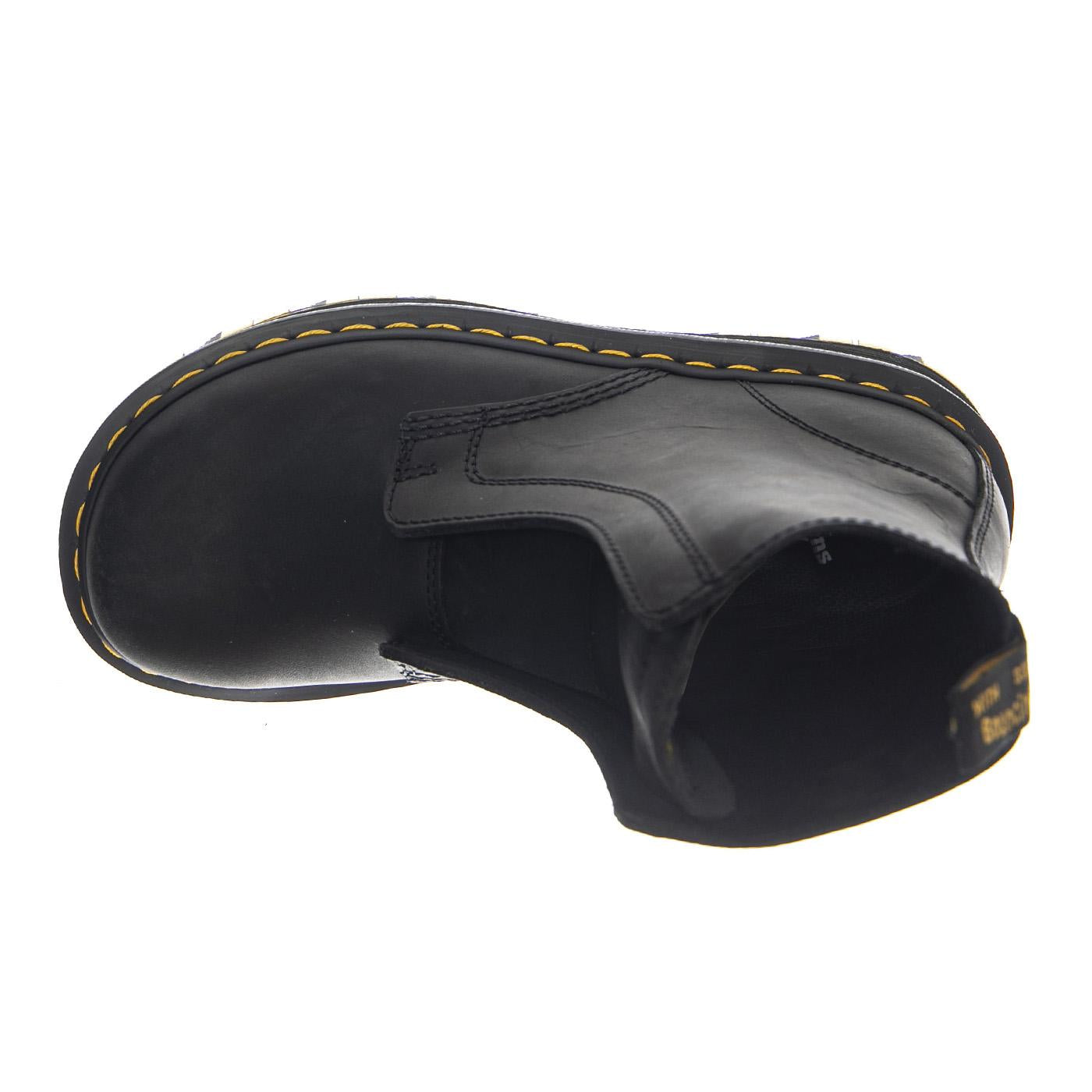 Dr. Martens Zebzag Laceless Black - Stivali Unisex Neri 42653001 BLKW DR.MARTENS 