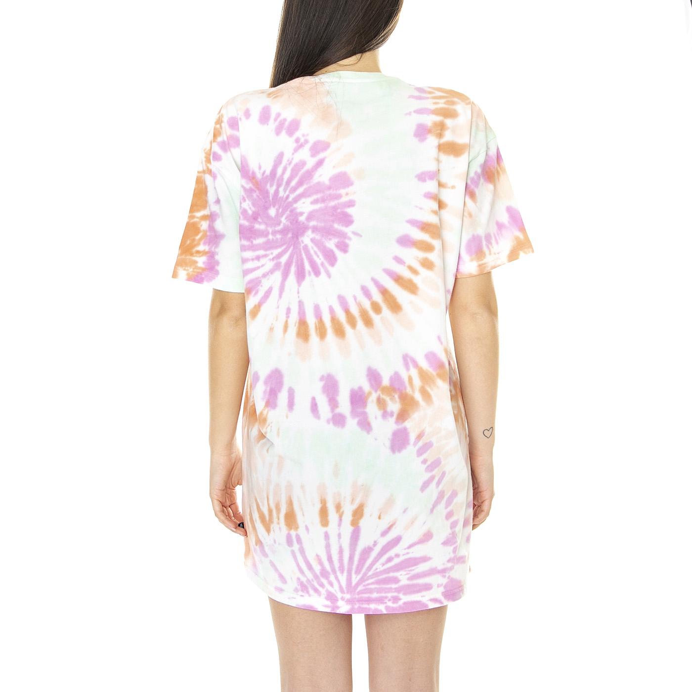 W' Center Vee Wash Tee Dress White - Abito Donna Multicolore VN00046QWHT1  VANS 