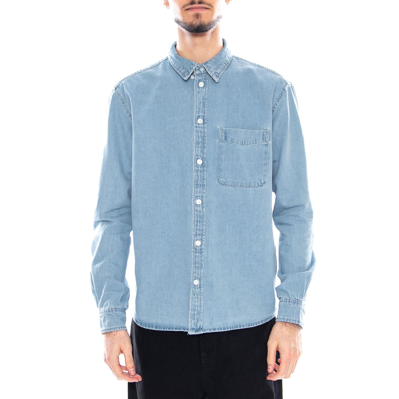 Orson Reg. Oxford York DNM Shirt NOOS - Camicia Uomo Blu 22036600 LIGHT BLUE  DENI ONLY & SONS 