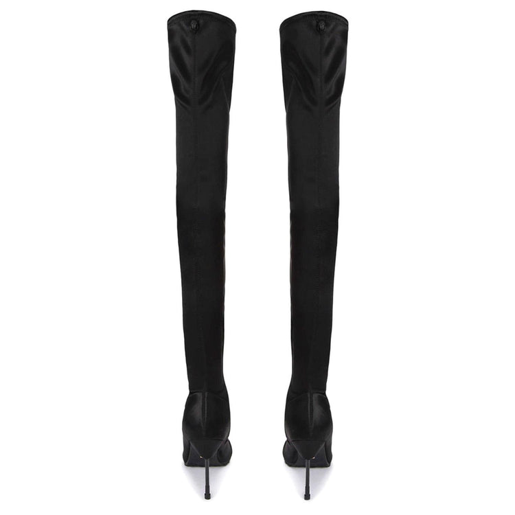 W' Barbican OTK Drench High Leg Black Boots - Stivali Donna Neri KG-BARBICANBLK  KURT GEIGER 