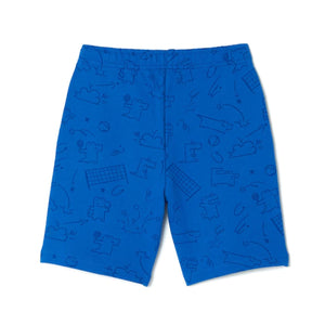 Shorts IXW Blue - Pantaloncini Bambino Blu GJ7666-IXW  LACOSTE 