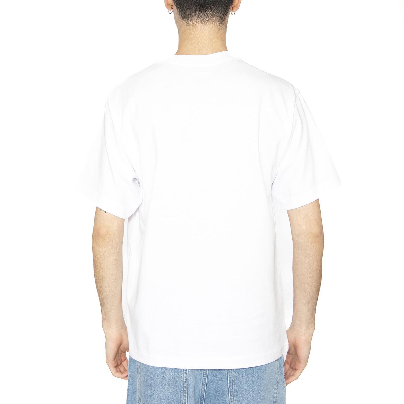 Salton Loose SS White - Maglietta Girocollo Uomo Bianca VN000P56WHT1  VANS 