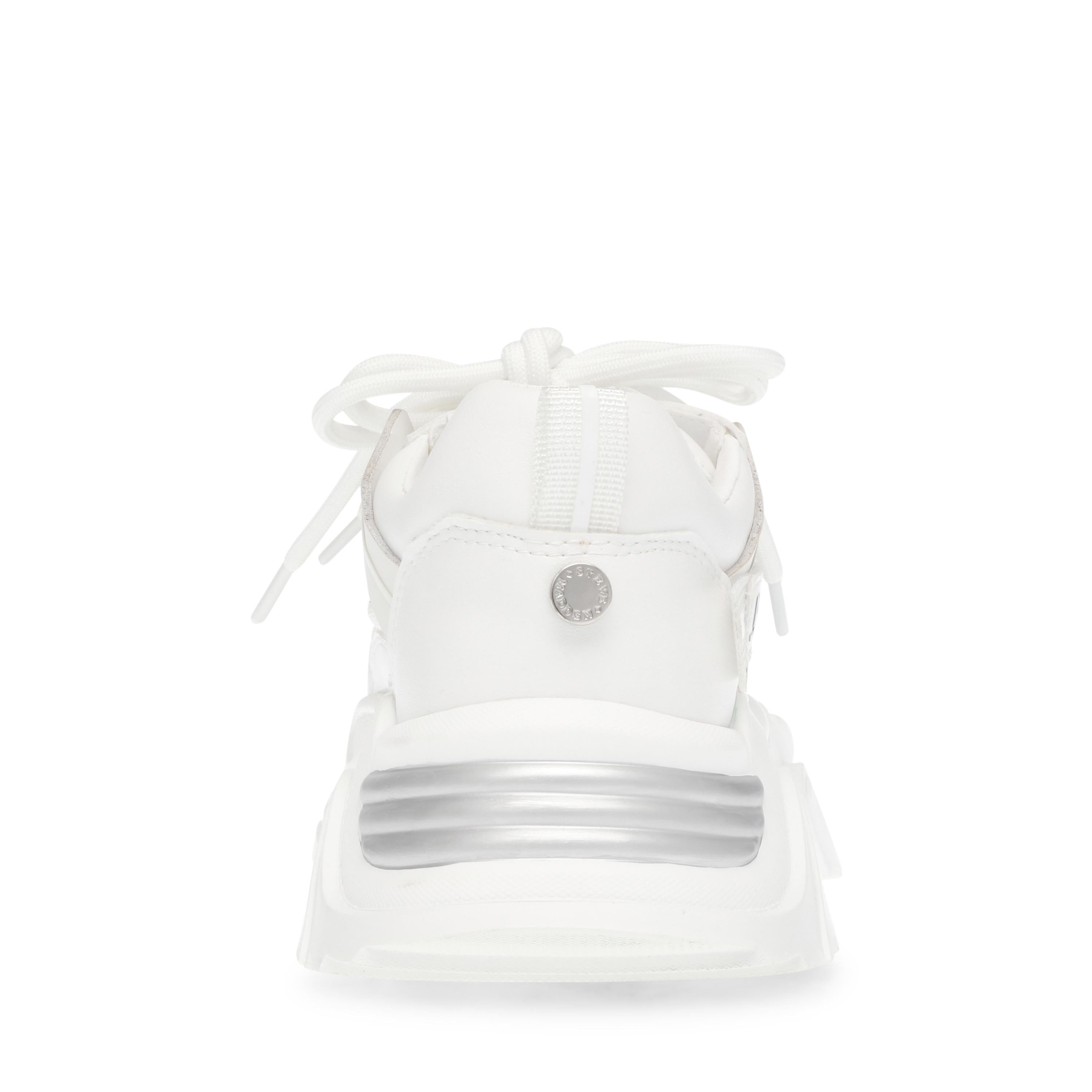 Kingdom White / White - Scarpe Straingate Profilo Basso Donna Bianche SMPKINGDOM-11E  STEVE MADDEN 