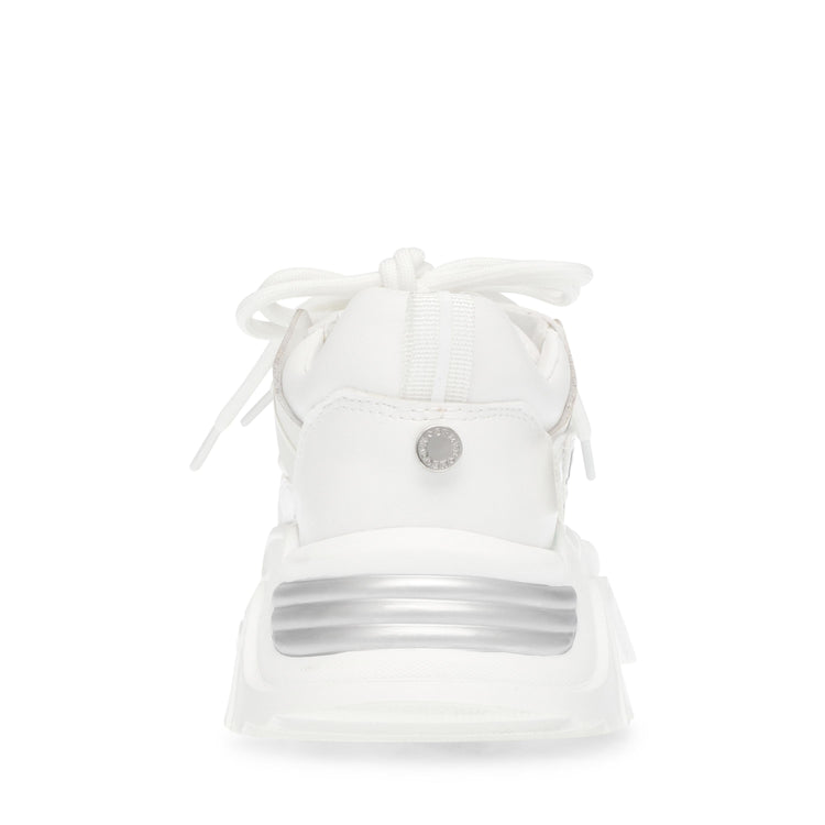 Kingdom White / White - Scarpe Straingate Profilo Basso Donna Bianche SMPKINGDOM-11E  STEVE MADDEN 