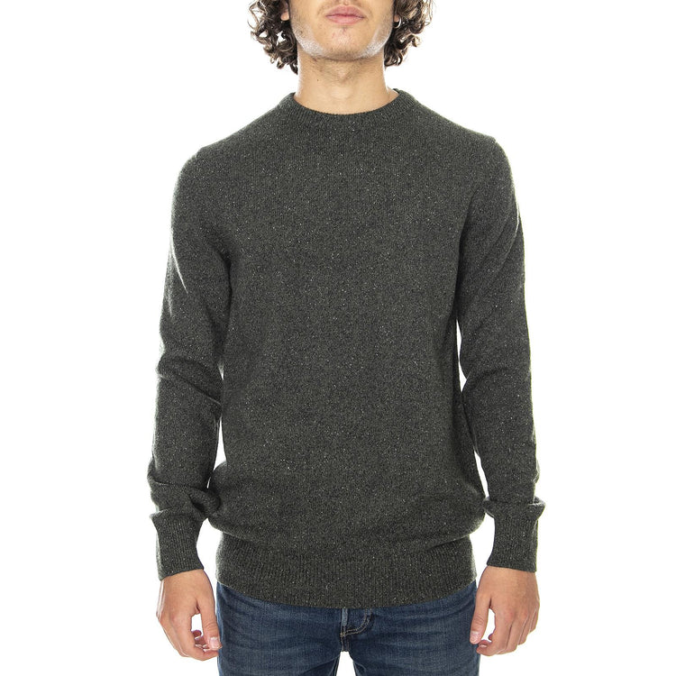 Tisbury Gn79 Crew Sweater - Green - Maglione Girocollo Uomo Verde MKN0844-GN79-FW20  BARBOUR 