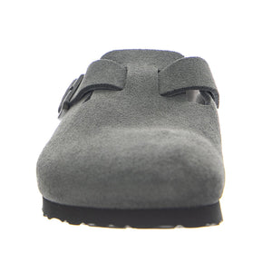 Boston SFB Basalt Gray, Suede Leather - Sandali Uomo Grigi 1030874 . BIRKENSTOCK 