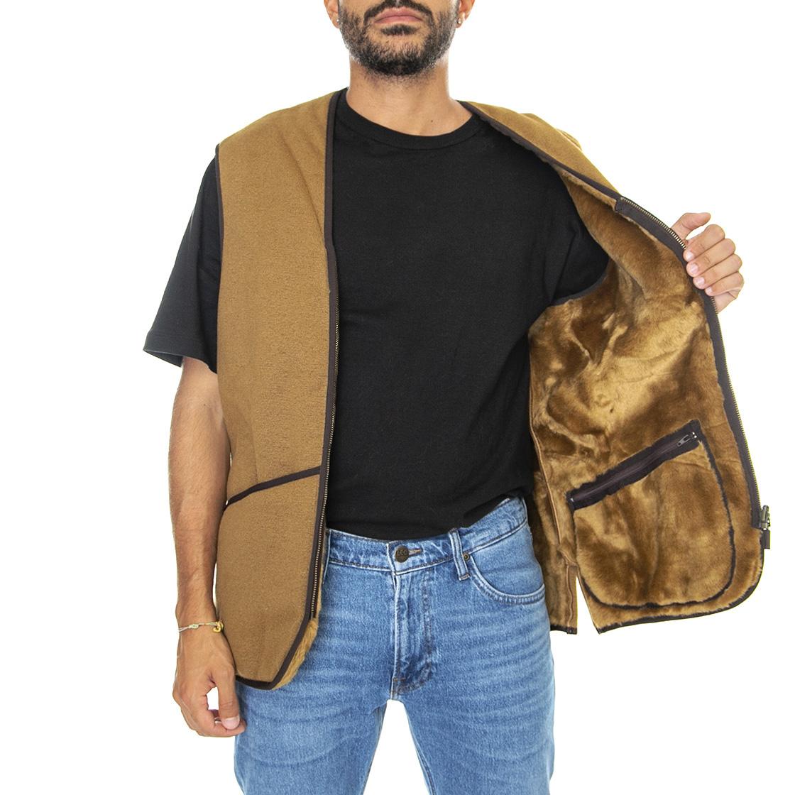 Pile Waistcoat Zip In Liner Brown - Giacca Invernale Smanicata Uomo Marrone 222MMLI0004-BR31  BARBOUR 