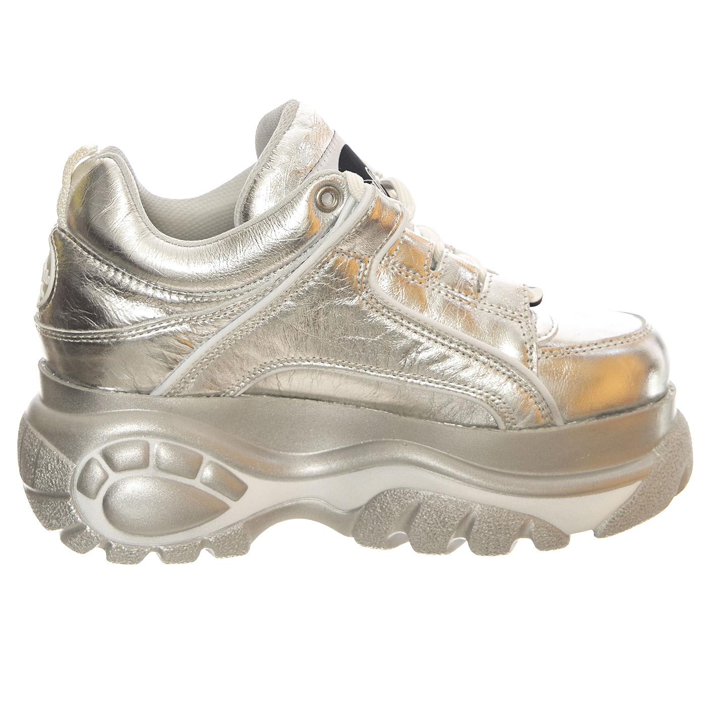 Buffalo Plateau Silver Metallic - Scarpe Basse Donna Argentate BFL-1339-14-2.0  BUFFALO 